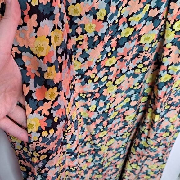 Weekend MaxMara Women's 100% Silk Floral Dress size 10 US - Picture 9 of 11